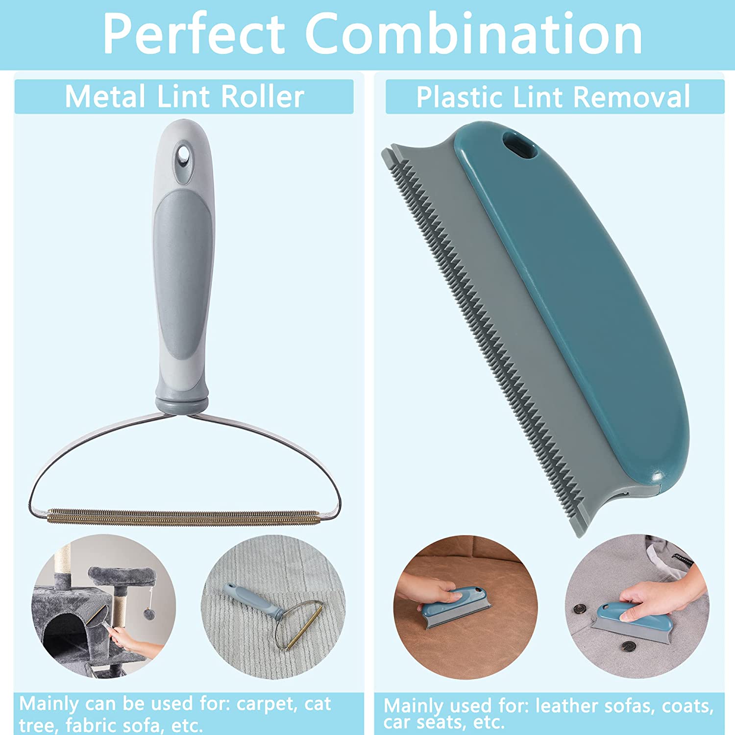 Dog/Cat Hair Remover With a Reusable Lint Roller